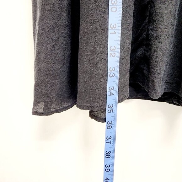 Madewell 1937 Black Silk Sleeveless Button-Front Dress XS - Picture 8 of 10